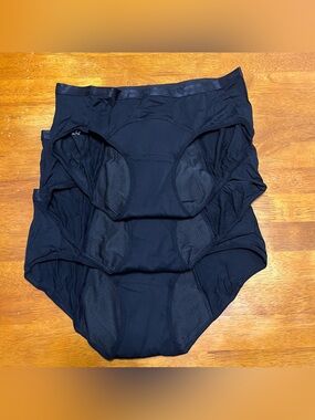 Innersy wimen’s leakproof underwear black 3 pack size XL